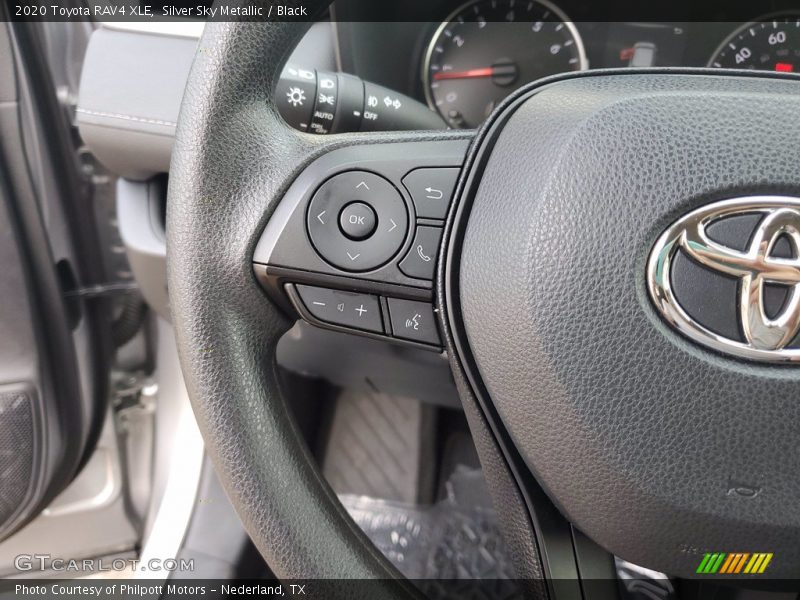 Silver Sky Metallic / Black 2020 Toyota RAV4 XLE