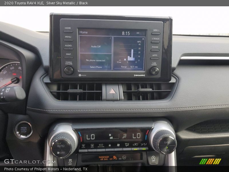 Silver Sky Metallic / Black 2020 Toyota RAV4 XLE