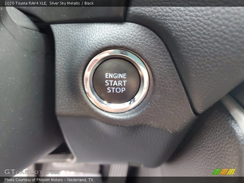 Silver Sky Metallic / Black 2020 Toyota RAV4 XLE