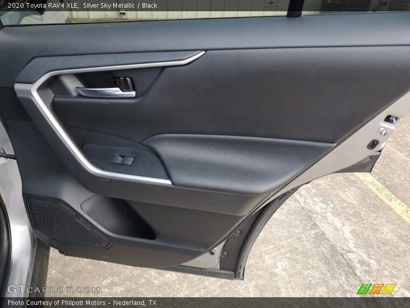 Silver Sky Metallic / Black 2020 Toyota RAV4 XLE