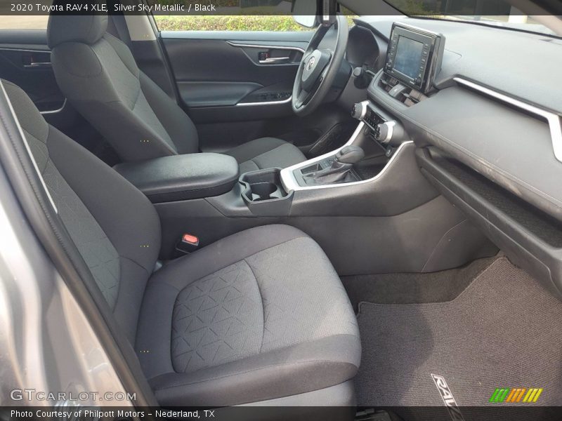 Silver Sky Metallic / Black 2020 Toyota RAV4 XLE