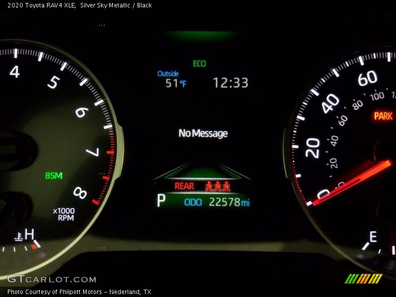 Silver Sky Metallic / Black 2020 Toyota RAV4 XLE