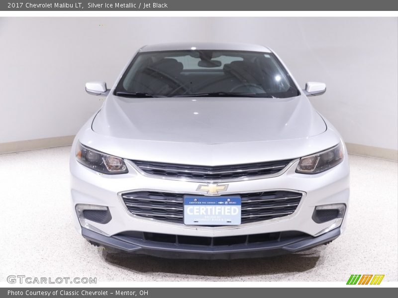 Silver Ice Metallic / Jet Black 2017 Chevrolet Malibu LT
