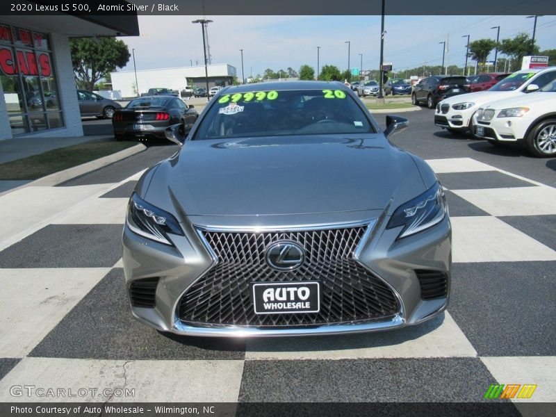 Atomic Silver / Black 2020 Lexus LS 500