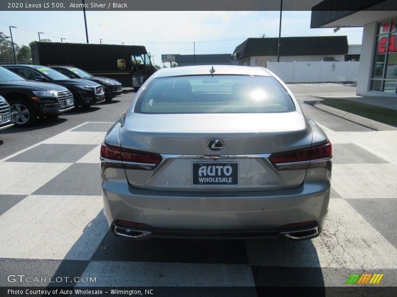 Atomic Silver / Black 2020 Lexus LS 500