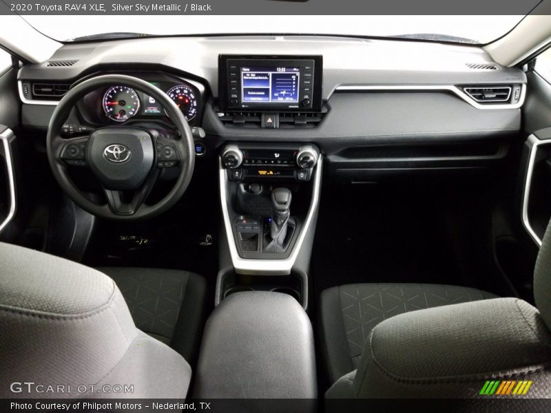 Silver Sky Metallic / Black 2020 Toyota RAV4 XLE