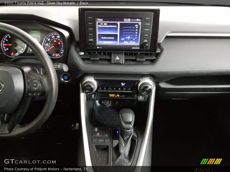 Silver Sky Metallic / Black 2020 Toyota RAV4 XLE