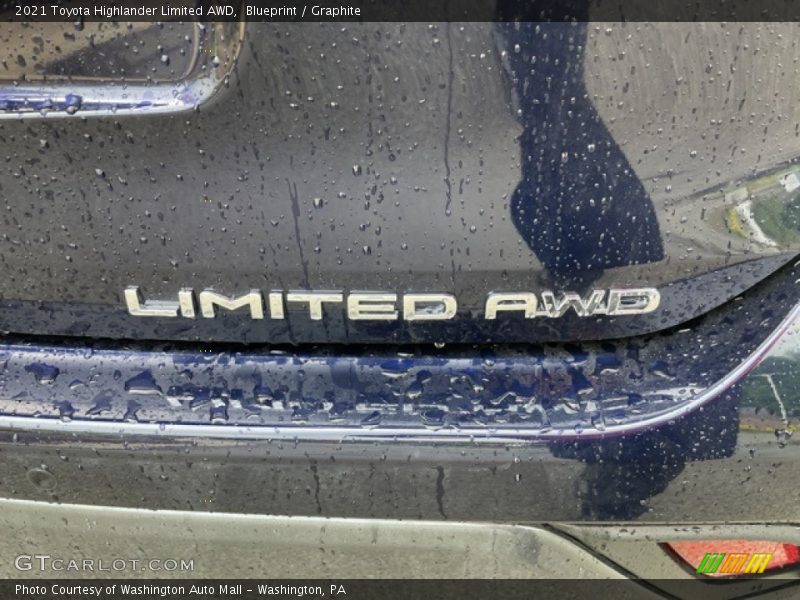 Blueprint / Graphite 2021 Toyota Highlander Limited AWD