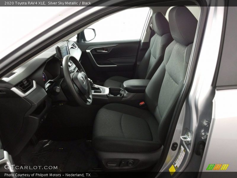Silver Sky Metallic / Black 2020 Toyota RAV4 XLE