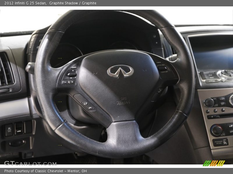 Graphite Shadow / Graphite 2012 Infiniti G 25 Sedan
