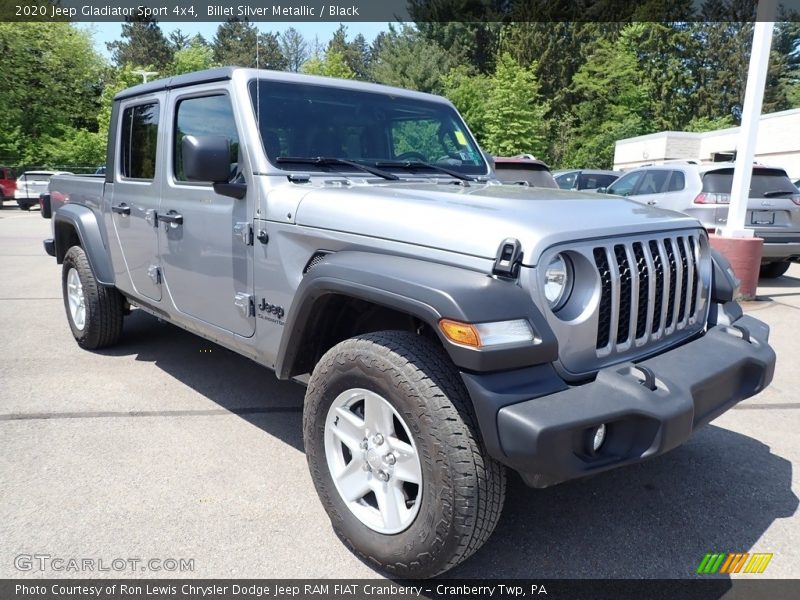 Billet Silver Metallic / Black 2020 Jeep Gladiator Sport 4x4