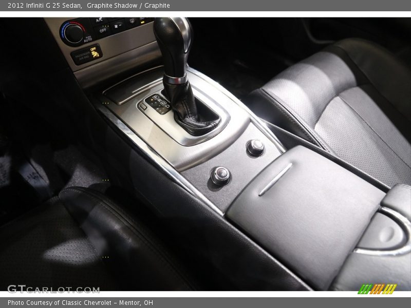 Graphite Shadow / Graphite 2012 Infiniti G 25 Sedan