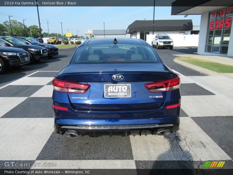 Horizon Blue / Black 2019 Kia Optima SX