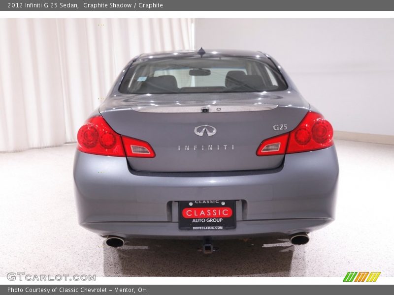 Graphite Shadow / Graphite 2012 Infiniti G 25 Sedan
