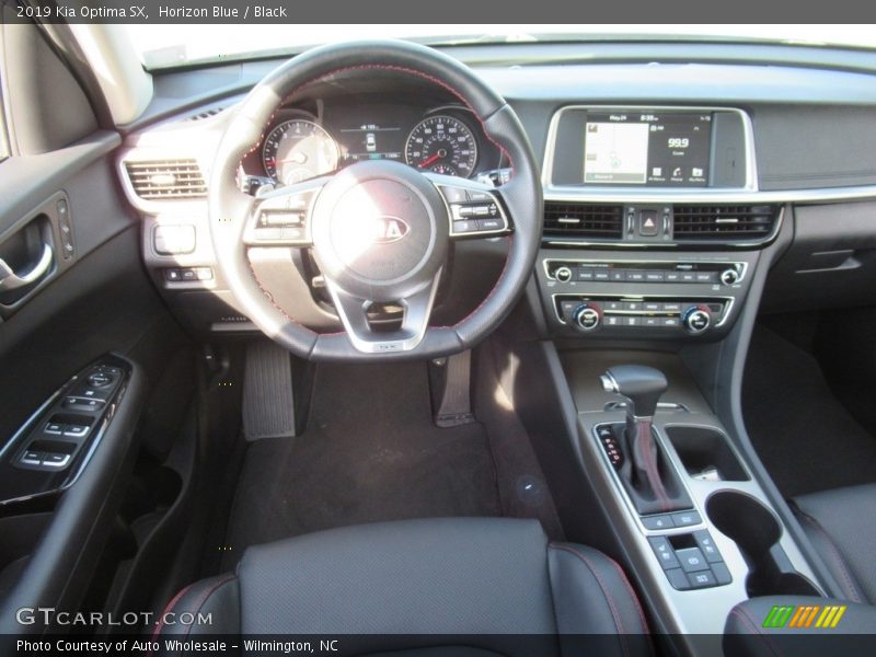 Horizon Blue / Black 2019 Kia Optima SX