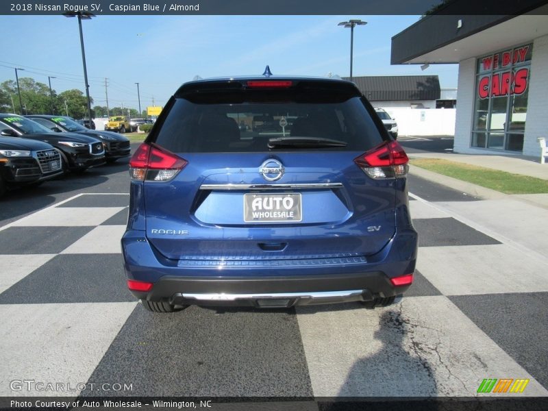 Caspian Blue / Almond 2018 Nissan Rogue SV