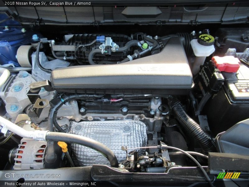 Caspian Blue / Almond 2018 Nissan Rogue SV