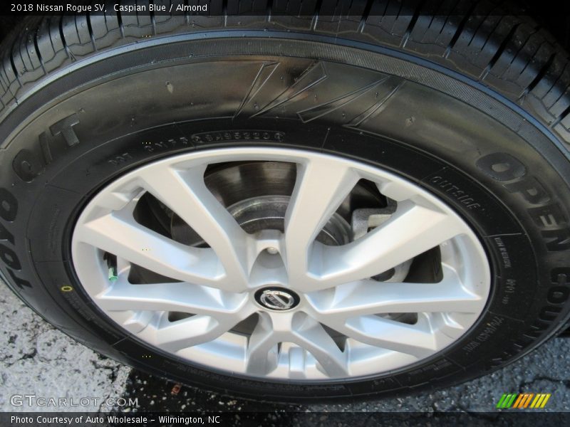 Caspian Blue / Almond 2018 Nissan Rogue SV