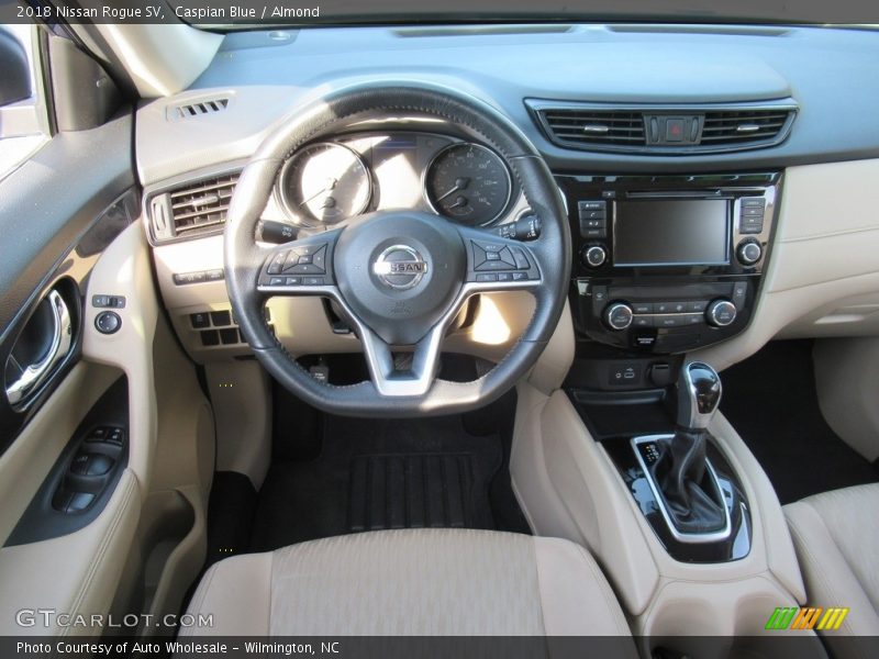 Caspian Blue / Almond 2018 Nissan Rogue SV