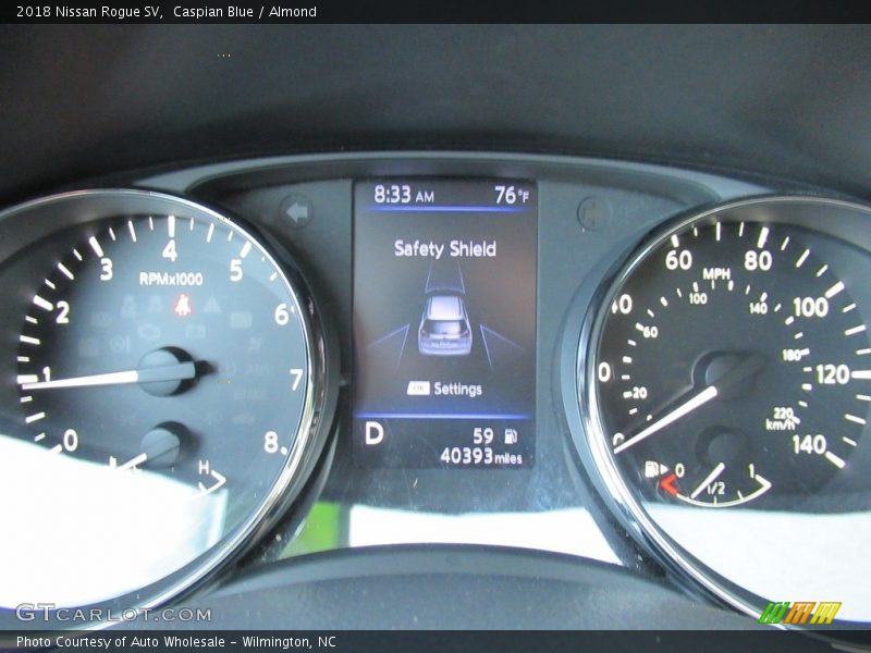 Caspian Blue / Almond 2018 Nissan Rogue SV