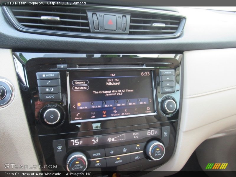 Caspian Blue / Almond 2018 Nissan Rogue SV