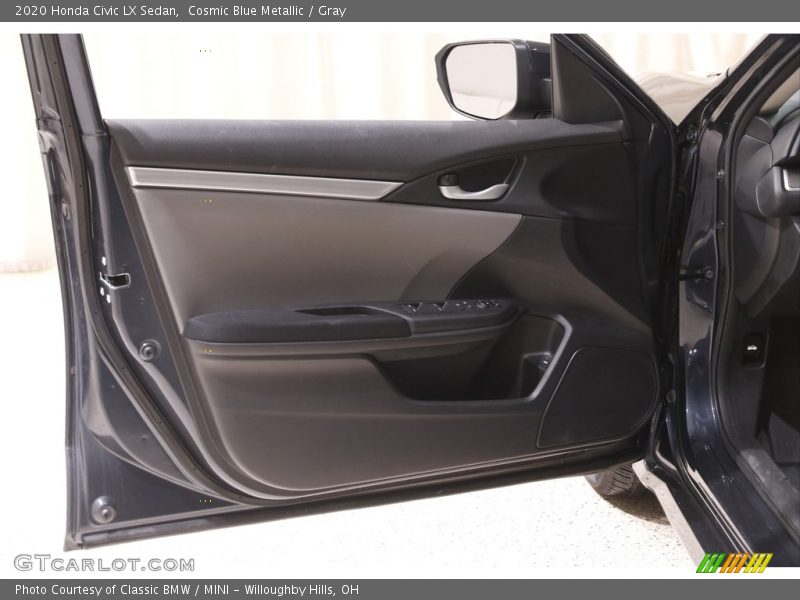 Cosmic Blue Metallic / Gray 2020 Honda Civic LX Sedan