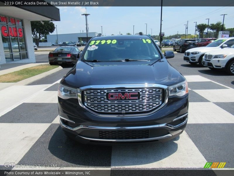 Blue Steel Metallic / Jet Black 2019 GMC Acadia Denali