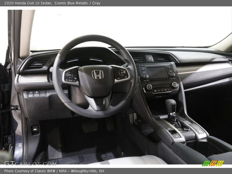 Cosmic Blue Metallic / Gray 2020 Honda Civic LX Sedan