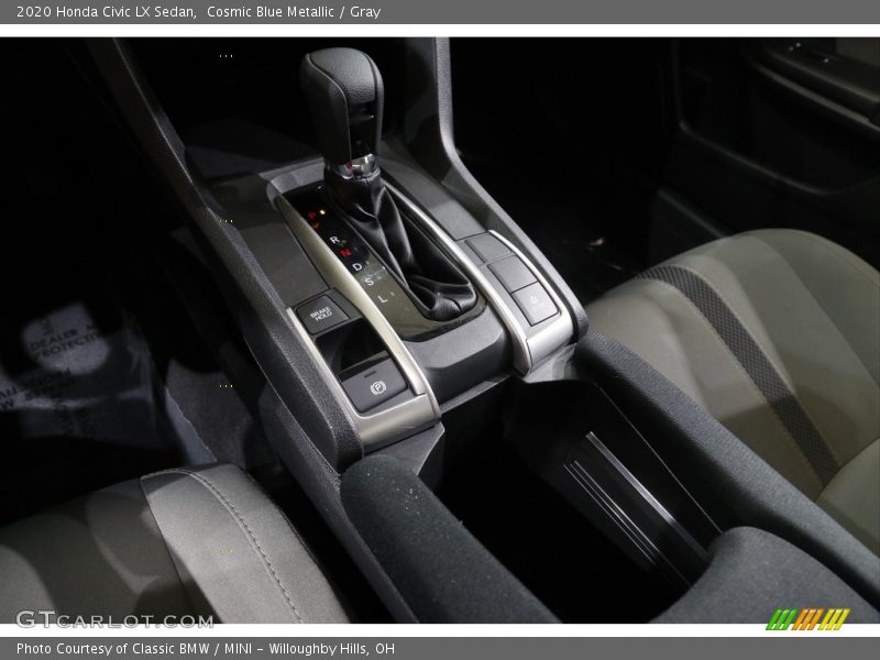 Cosmic Blue Metallic / Gray 2020 Honda Civic LX Sedan