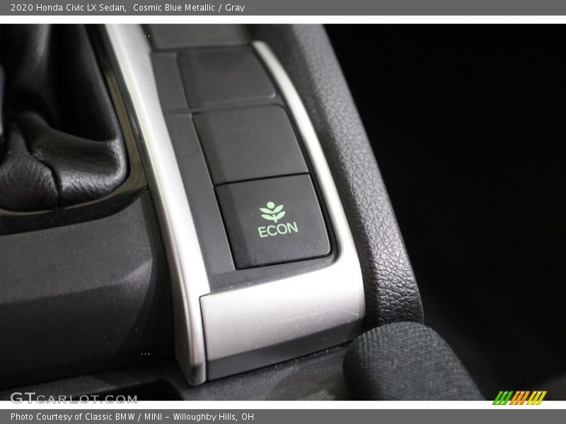 Cosmic Blue Metallic / Gray 2020 Honda Civic LX Sedan