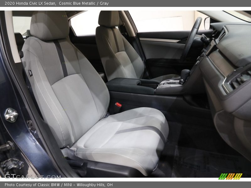 Cosmic Blue Metallic / Gray 2020 Honda Civic LX Sedan