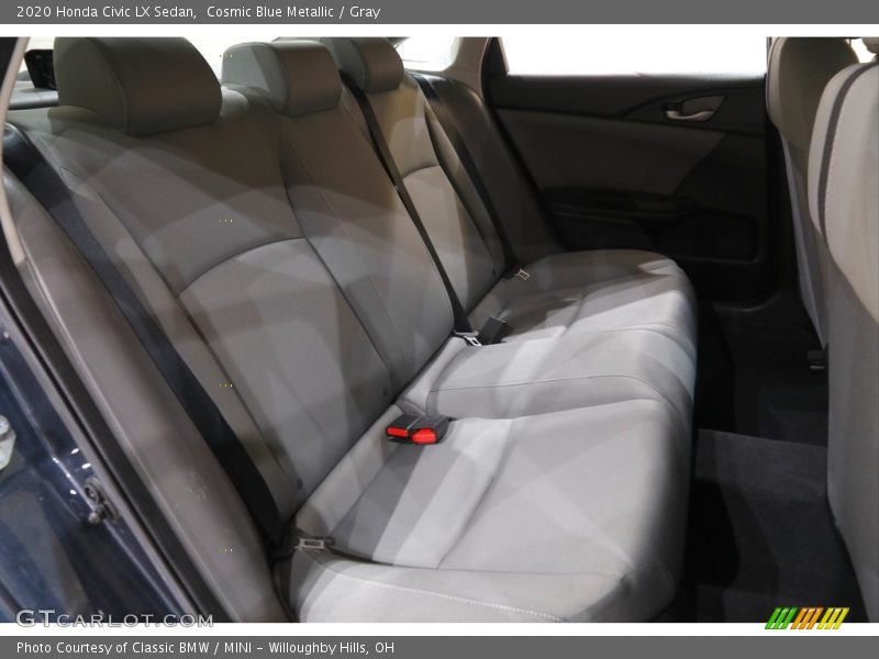 Cosmic Blue Metallic / Gray 2020 Honda Civic LX Sedan