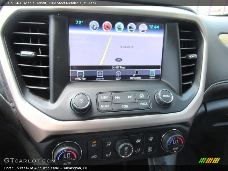 Blue Steel Metallic / Jet Black 2019 GMC Acadia Denali