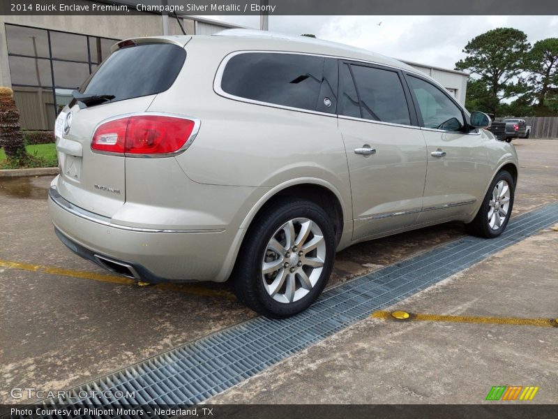 Champagne Silver Metallic / Ebony 2014 Buick Enclave Premium