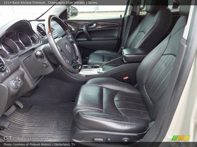 Champagne Silver Metallic / Ebony 2014 Buick Enclave Premium