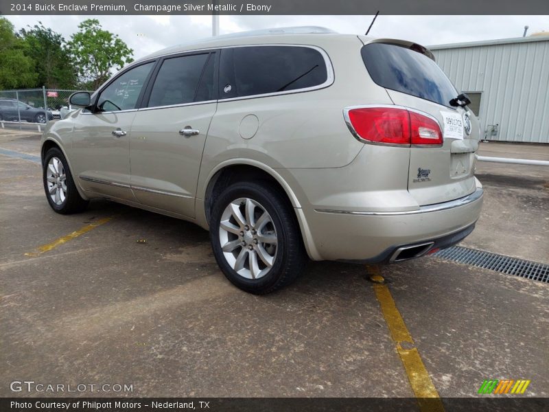 Champagne Silver Metallic / Ebony 2014 Buick Enclave Premium