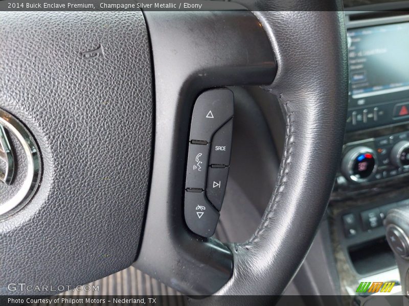Champagne Silver Metallic / Ebony 2014 Buick Enclave Premium