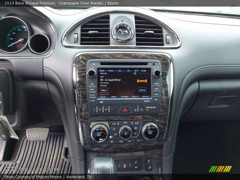 Champagne Silver Metallic / Ebony 2014 Buick Enclave Premium