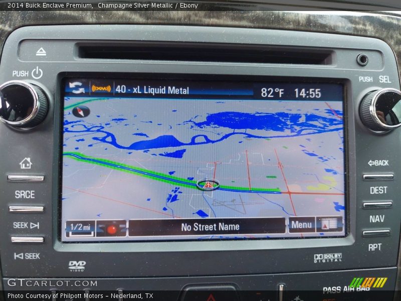 Champagne Silver Metallic / Ebony 2014 Buick Enclave Premium
