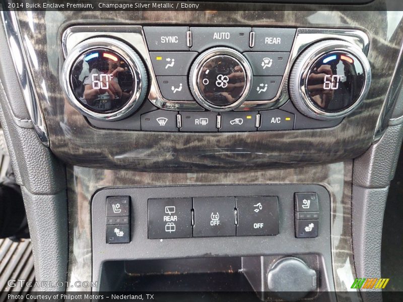 Champagne Silver Metallic / Ebony 2014 Buick Enclave Premium
