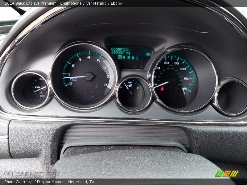 Champagne Silver Metallic / Ebony 2014 Buick Enclave Premium