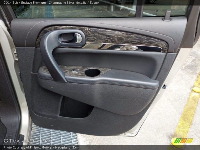 Champagne Silver Metallic / Ebony 2014 Buick Enclave Premium