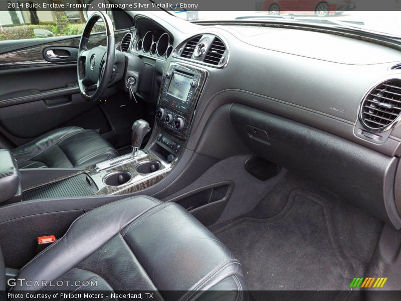 Champagne Silver Metallic / Ebony 2014 Buick Enclave Premium