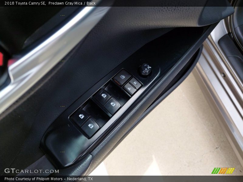 Predawn Gray Mica / Black 2018 Toyota Camry SE