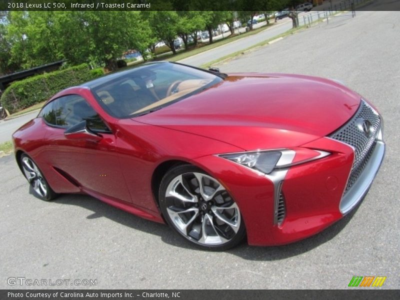 Infrared / Toasted Caramel 2018 Lexus LC 500