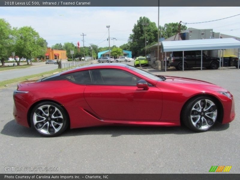 Infrared / Toasted Caramel 2018 Lexus LC 500