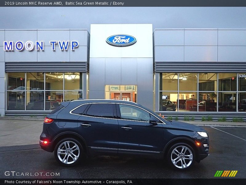 Baltic Sea Green Metallic / Ebony 2019 Lincoln MKC Reserve AWD