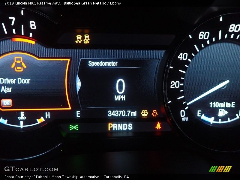 Baltic Sea Green Metallic / Ebony 2019 Lincoln MKC Reserve AWD