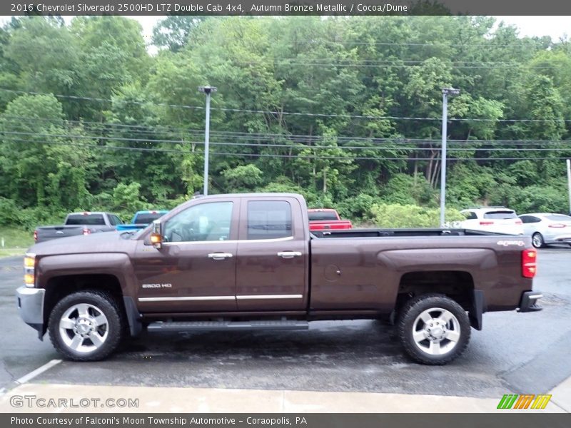  2016 Silverado 2500HD LTZ Double Cab 4x4 Autumn Bronze Metallic