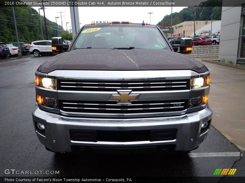 Autumn Bronze Metallic / Cocoa/Dune 2016 Chevrolet Silverado 2500HD LTZ Double Cab 4x4